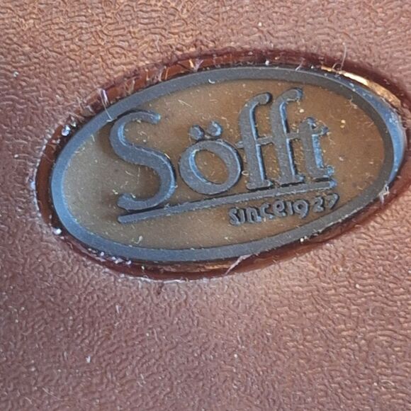 Sofft Millard Peep-Toe Bootie Black Leather Scalloped Laser Cut Zip COMFORT 10 - Picture 14 of 16